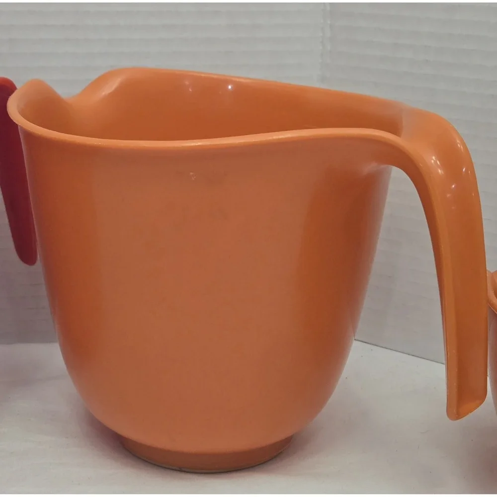 Vtg Rubbermaid Grip-N-Mix Nesting Bowls Lot 4 Autumn Gradient 70s 2663 2661 3504